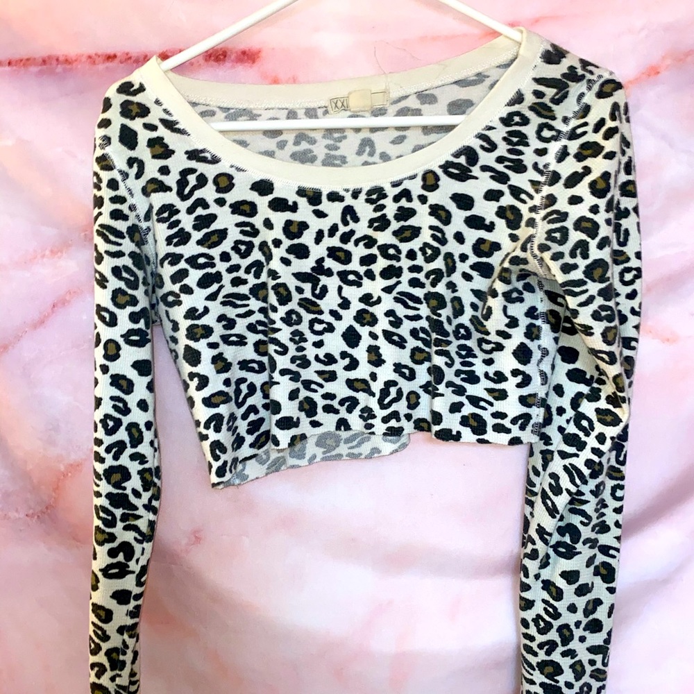 Cheetah Waffle Crop 🖤